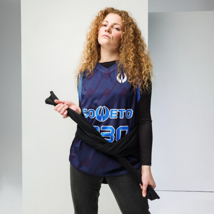 Recycled unisex basketball jersey - Image 3