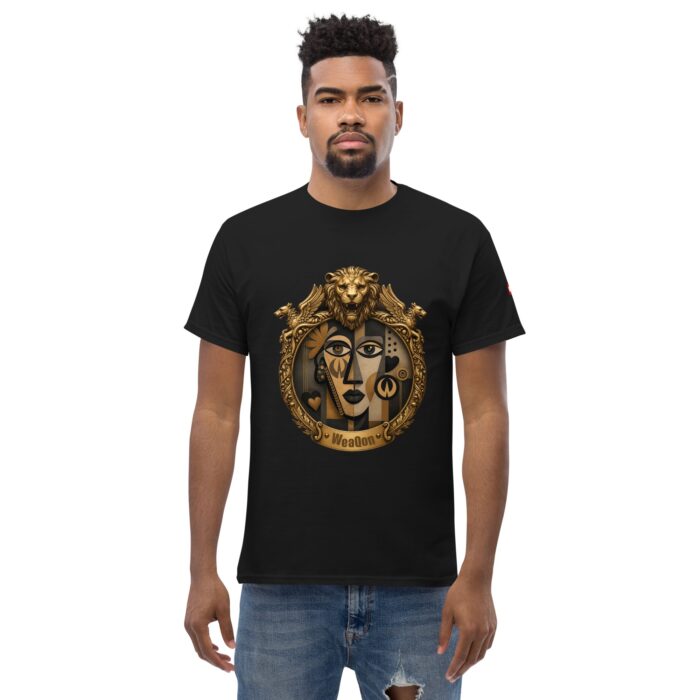 unisex-classic-tee-black-front-6a3cf85831a8b.jpg WeaQon Unisex Classic T-Shirt - Image 4