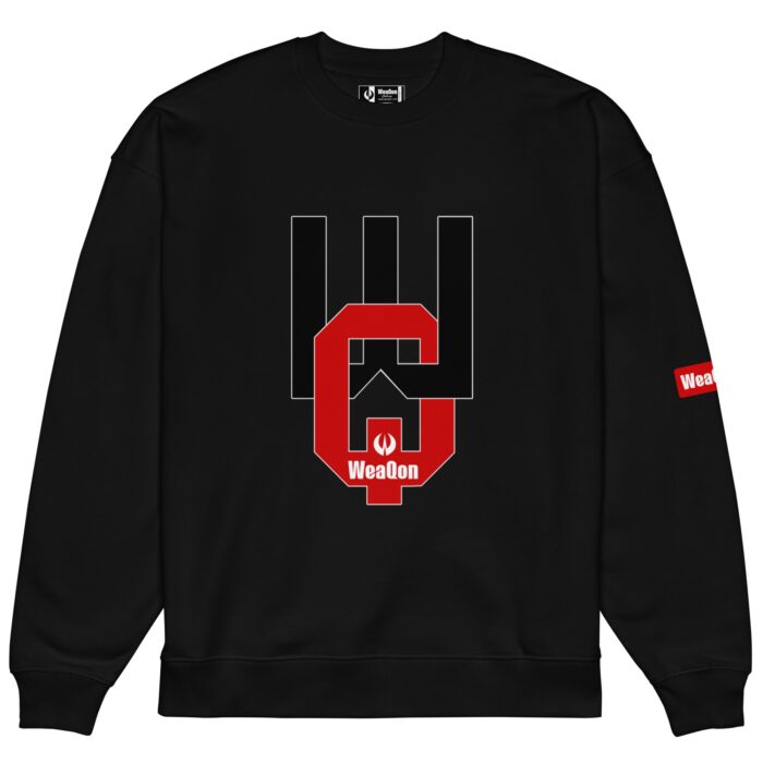 WeaQon Unisex organic oversized sweatshirt - Image 2