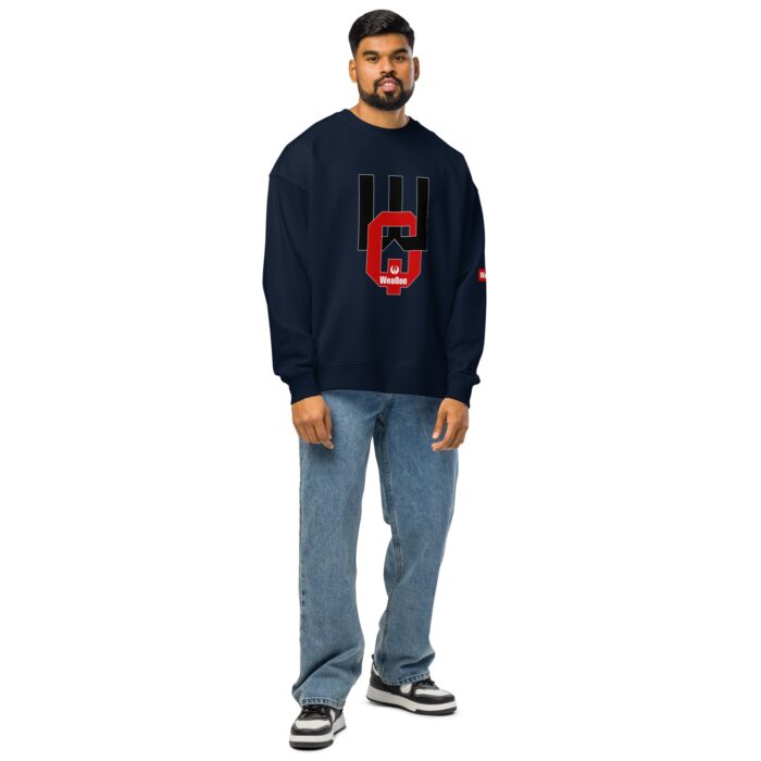 WeaQon Unisex organic oversized sweatshirt - Image 7