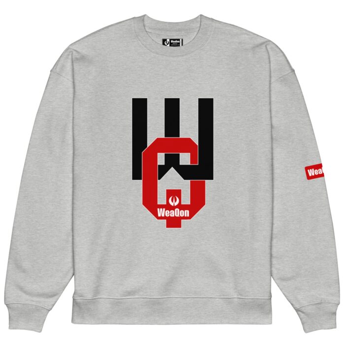 WeaQon Unisex organic oversized sweatshirt - Image 4