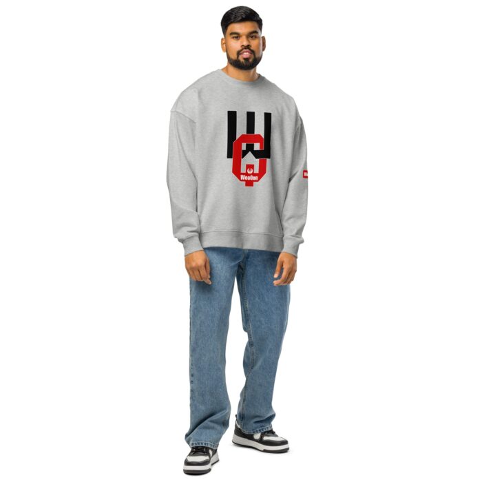 WeaQon Unisex organic oversized sweatshirt - Image 8