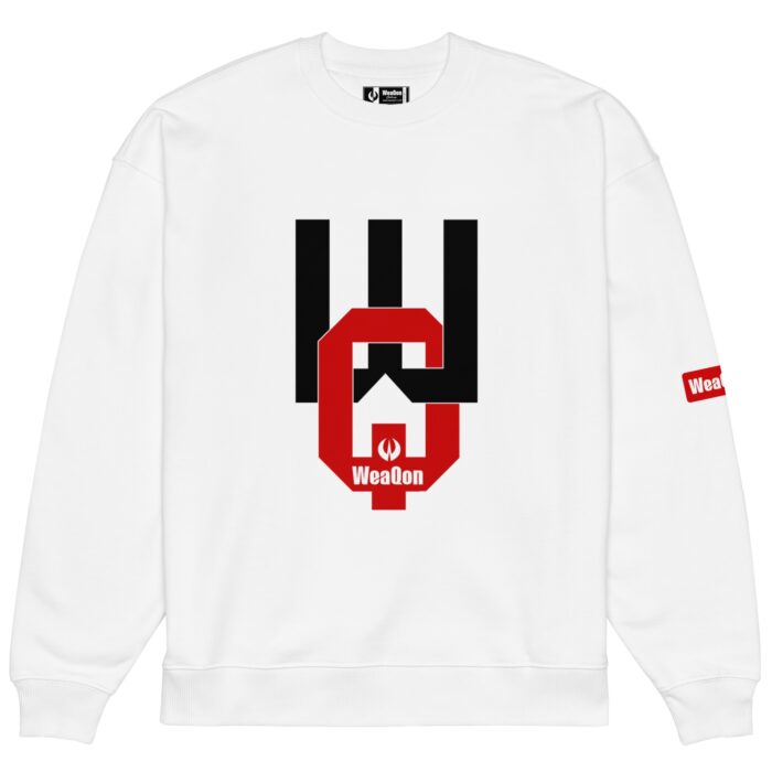 WeaQon Unisex organic oversized sweatshirt - Image 5