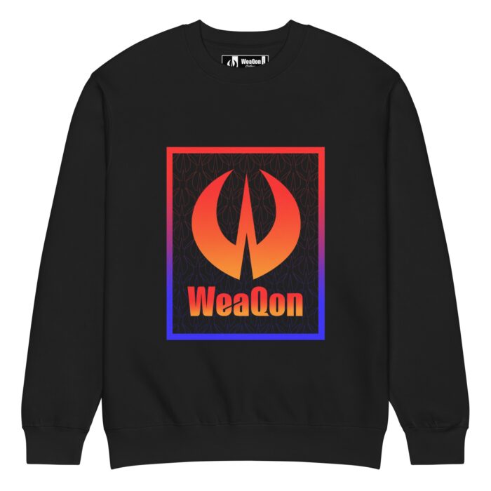 unisex-premium-crew-neck-sweatshirt-black-front-6a3f98aa87970.jpg WQN IG Unisex premium crew neck sweatshirt - Image 5