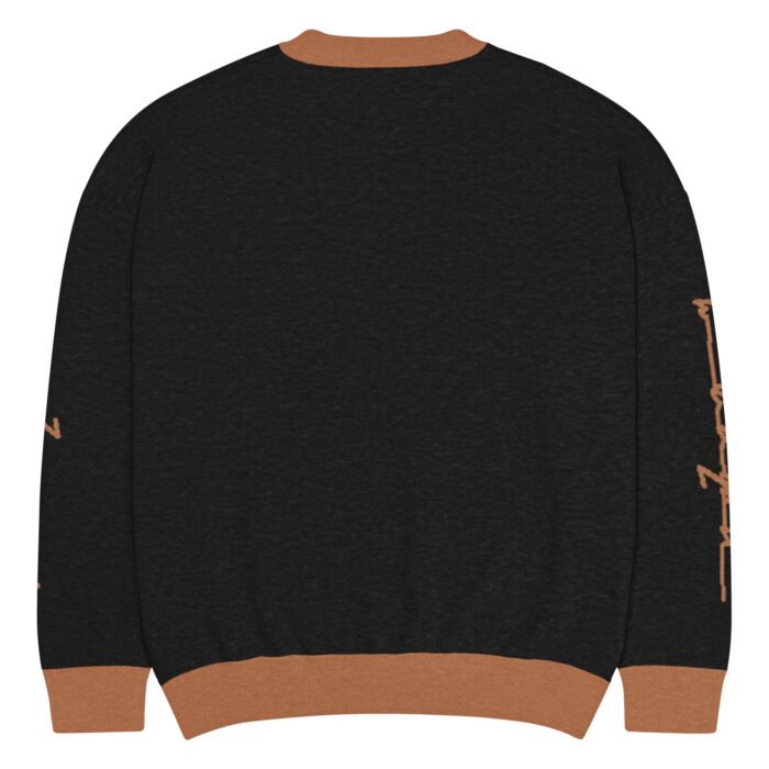 WeaQon Relaxed fit knitted crew neck sweater - Image 4