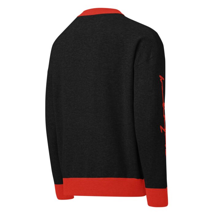 WeaQon Relaxed fit knitted crew neck sweater - Image 4