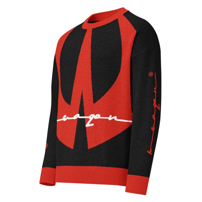 WeaQon Relaxed fit knitted crew neck sweater - Image 3