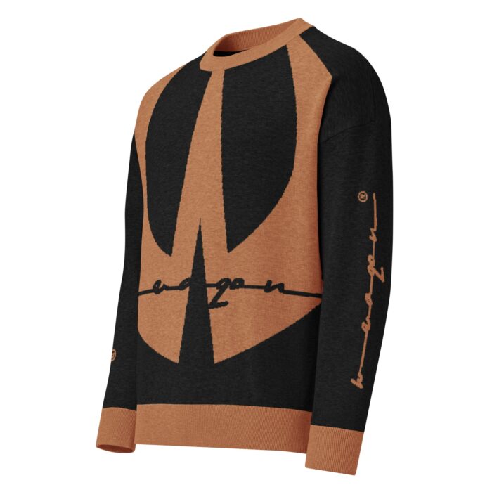 WeaQon Relaxed fit knitted crew neck sweater - Image 2