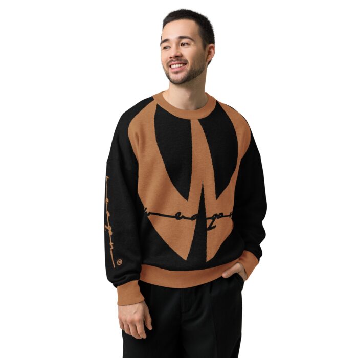 WeaQon Relaxed fit knitted crew neck sweater - Image 3