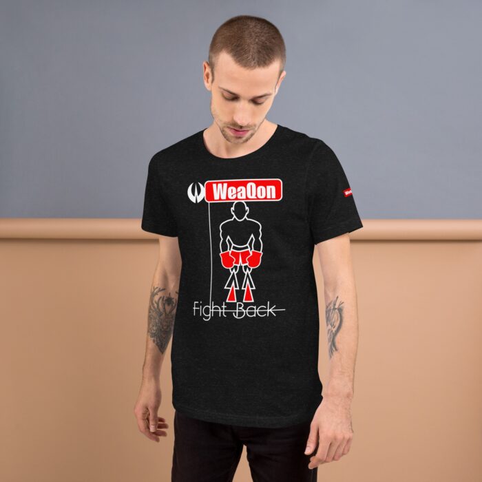WeaQon Fight Back Unisex T-shirt - Image 3