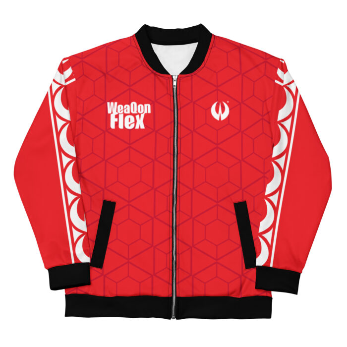 WeaQon Unisex Bomber Jacket - Image 6
