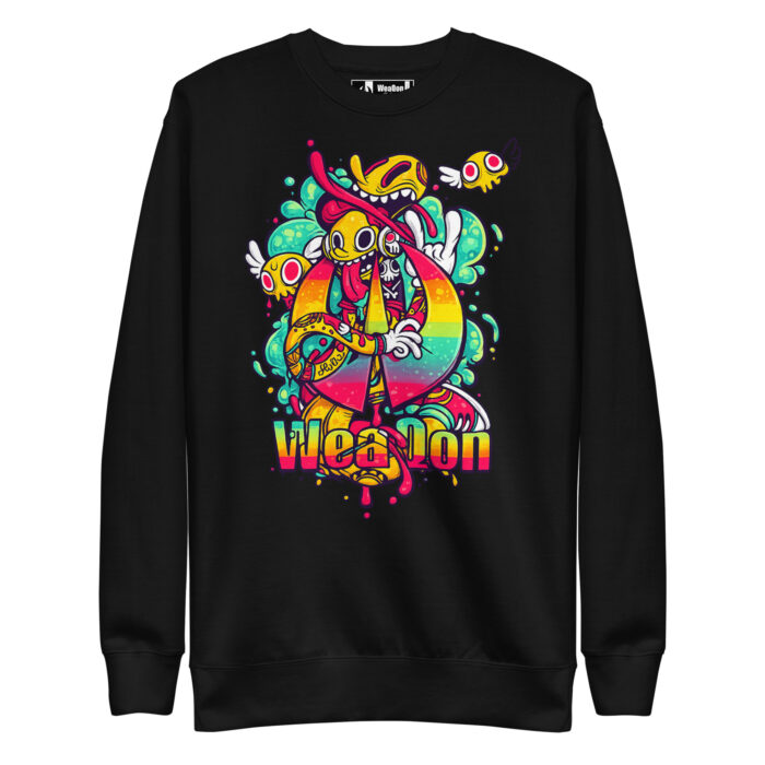 WeaQon Monster Crew Neck Premium Sweatshirt - Image 2