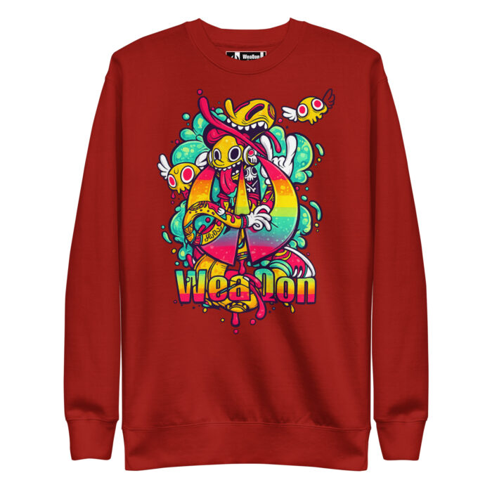 WeaQon Monster Crew Neck Premium Sweatshirt - Image 3