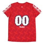 Red Men's athletic t-shirt - Image 3