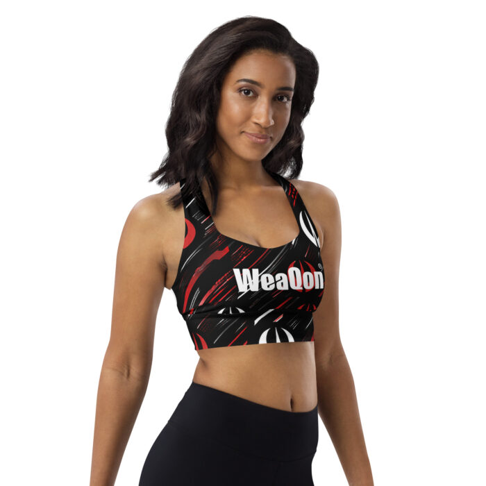 WQN Recycled Longline Sports Bra - Image 4