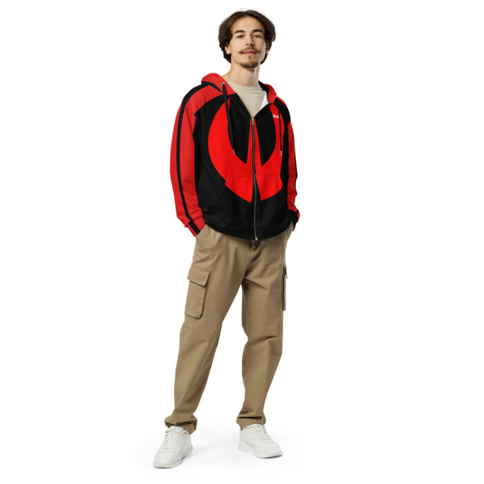 WeaQon Unisex zip hoodie - Image 3