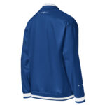 Blue & White Bomber Jacket - Image 4