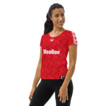 Women's RED Athletic T-shirt - Image 3