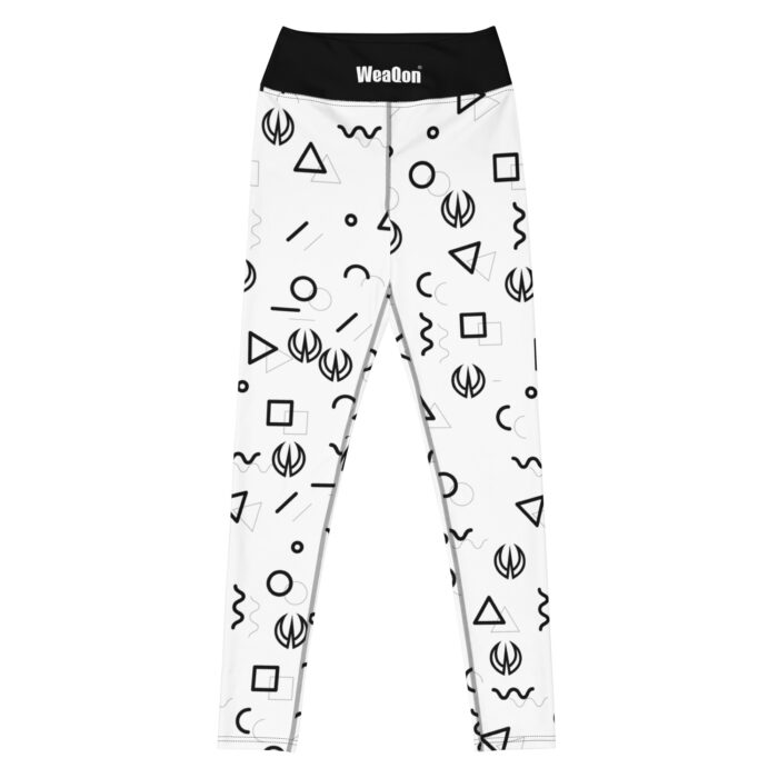 WQN B&W Yoga Leggings - Image 2