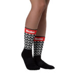 Socks - Red, Black & White - Image 2