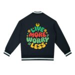 Contrast Piping Zip Bomber Jacket - Image 6