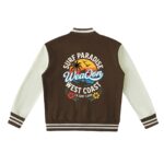 Two-Tone Fleeced Varsity Jacket - Image 8
