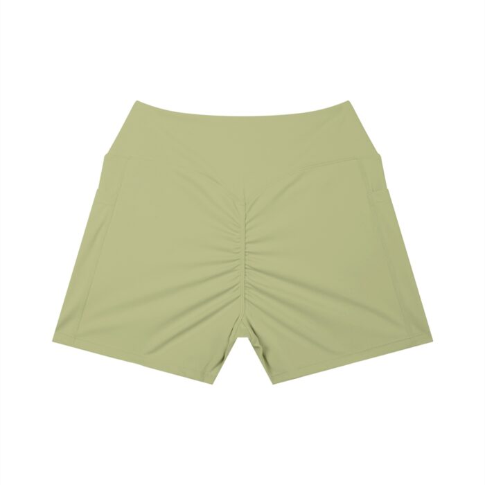 Women’s High Rise Pocket Yoga Shorts - Image 8