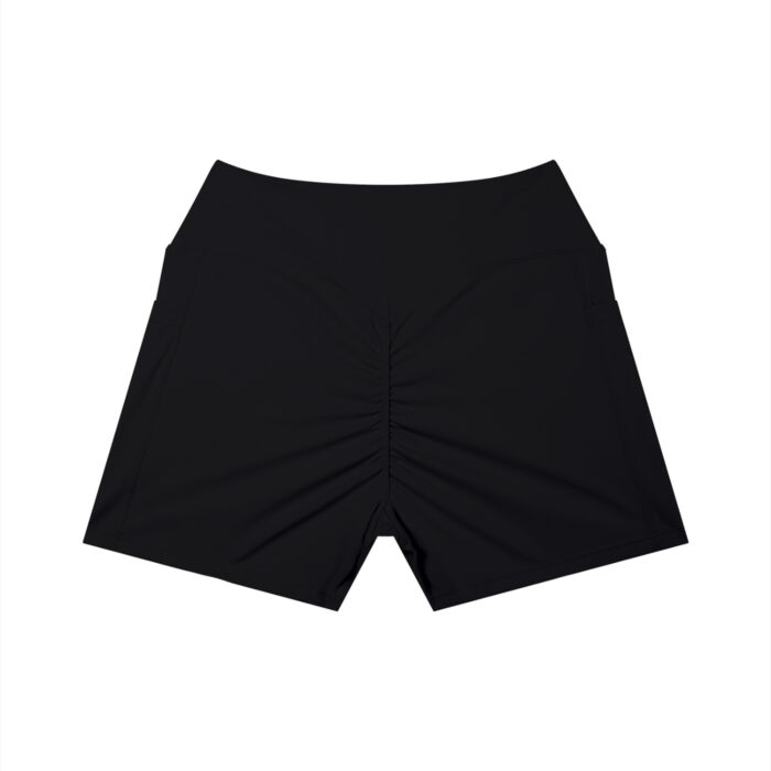 Women’s High Rise Pocket Yoga Shorts - Image 2