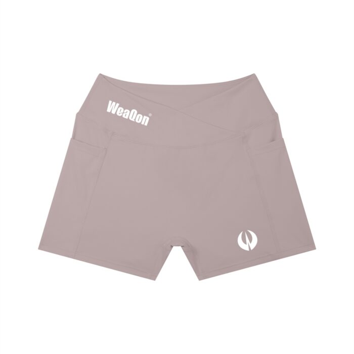 Women’s High Rise Pocket Yoga Shorts - Image 15