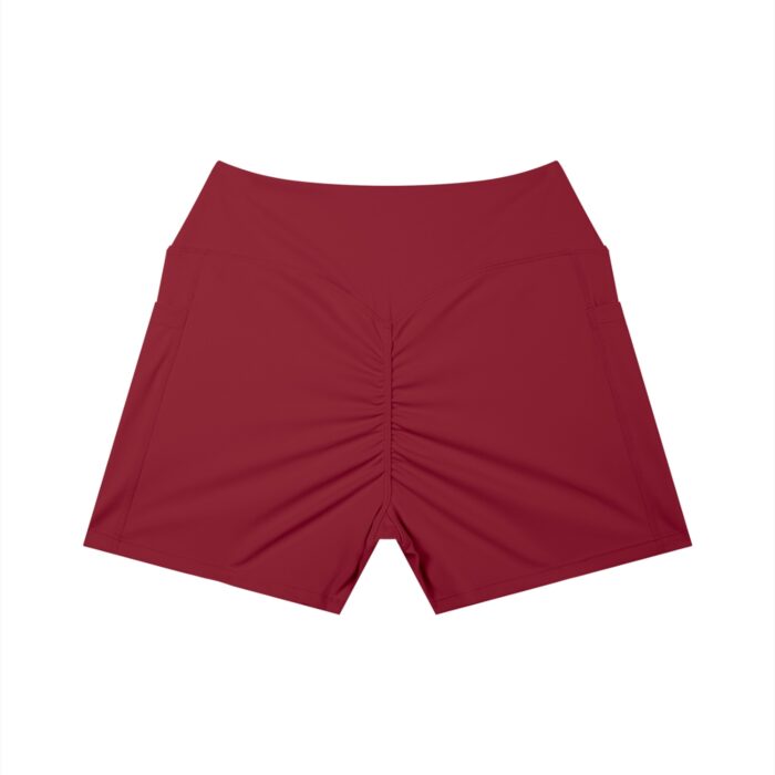 Women’s High Rise Pocket Yoga Shorts - Image 4