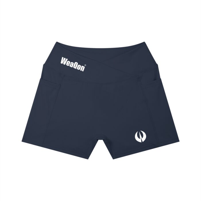Women’s High Rise Pocket Yoga Shorts - Image 9