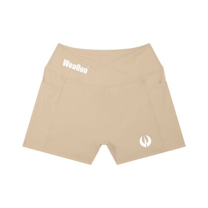 Women’s High Rise Pocket Yoga Shorts - Image 13