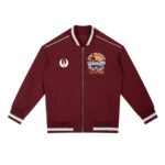 Contrast Piping Zip Bomber Jacket - Image 3