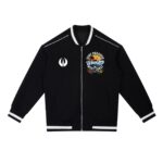 Contrast Piping Zip Bomber Jacket - Image 7