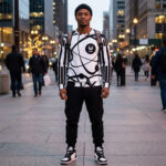 Q-WHITE Oversized cotton sweatshirt - Image 3