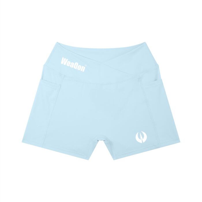 Women’s High Rise Pocket Yoga Shorts - Image 11