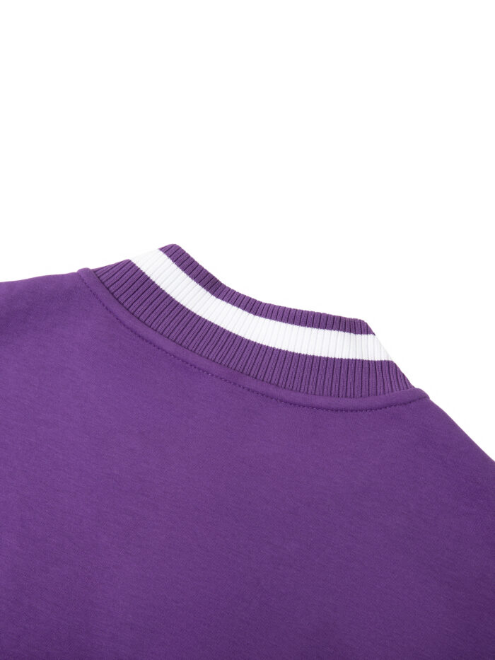 Contrast Piping Zip Bomber Jacket - Image 14