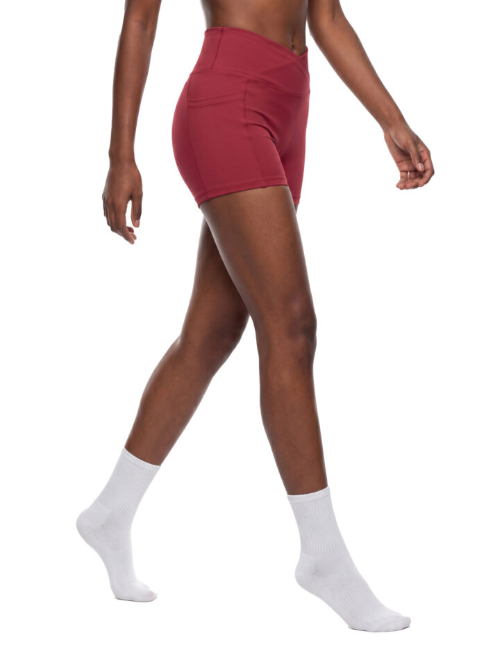 Women’s High Rise Pocket Yoga Shorts - Image 20