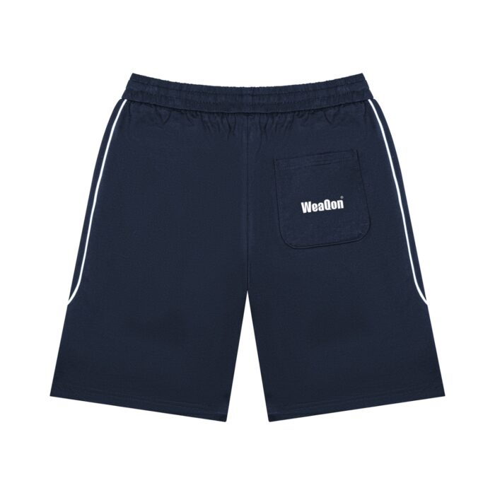 Unisex Piping Color Block Shorts - Image 4