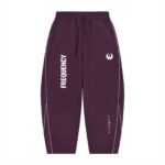 Unisex Piping Fleece Barrel Leg Sweatpants - Image 7