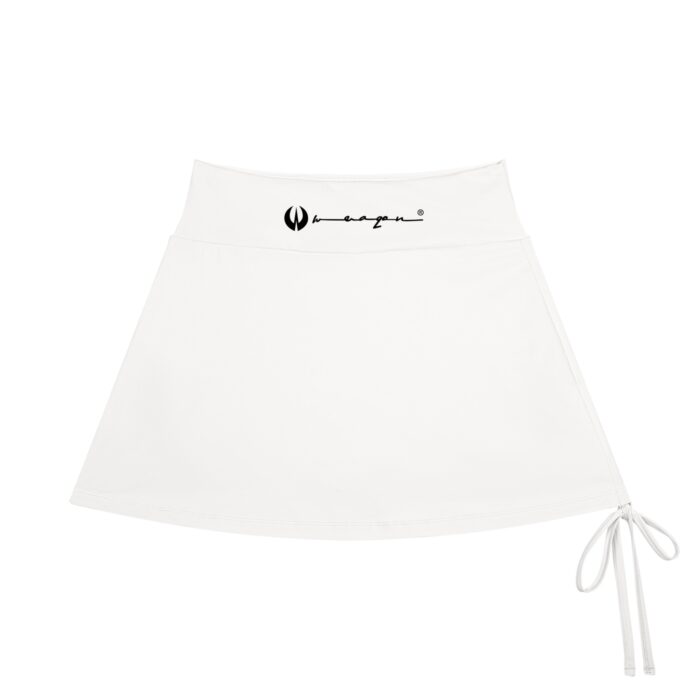Women's Drawstring A-Line Yoga Skort - Image 5