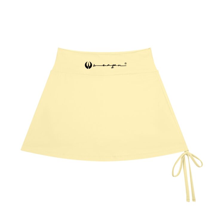 Women's Drawstring A-Line Yoga Skort - Image 3