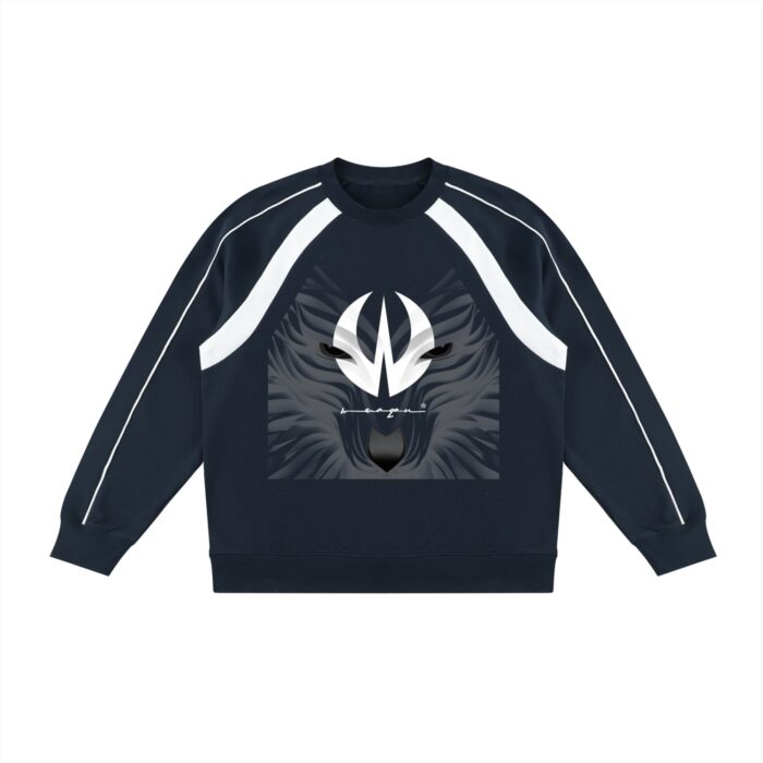https://ajmall-vc-public-bucket.oss-us-west-1.aliyuncs.com/hugepod/material/custom_printing/69517c6c19104f83b09a2b424fe9ba85.png Unisex Color Block Crewneck Sweatshirt - Image 5