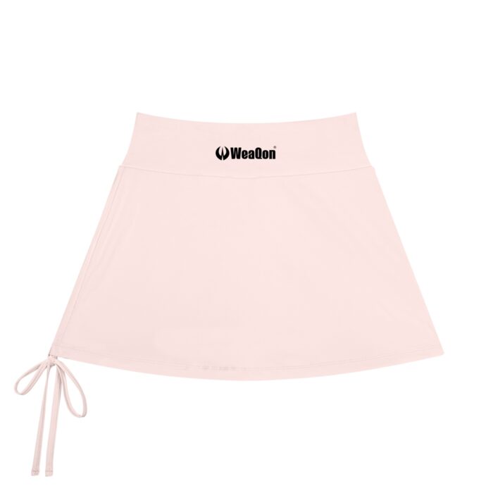 Women's Drawstring A-Line Yoga Skort - Image 2