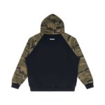 Unisex Camo-Splice Raglan Zip Hoodie - Image 3