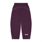 Unisex Piping Fleece Barrel Leg Sweatpants - Image 8