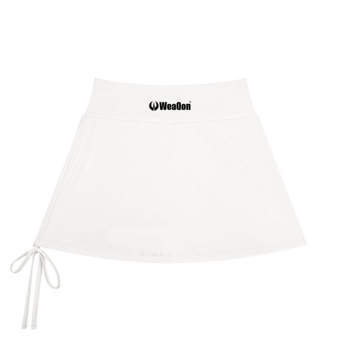 Women's Drawstring A-Line Yoga Skort - Image 6