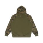 Unisex Camo-Splice Raglan Zip Hoodie - Image 7